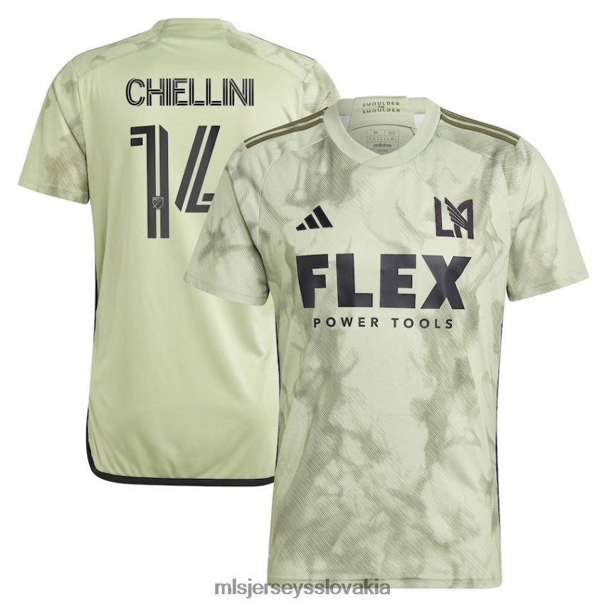 dres sk MLS Jerseys muži replika hráčskeho dresu s dymovou clonou lafc giorgio chiellini adidas zelená 2023 P8Z42N321